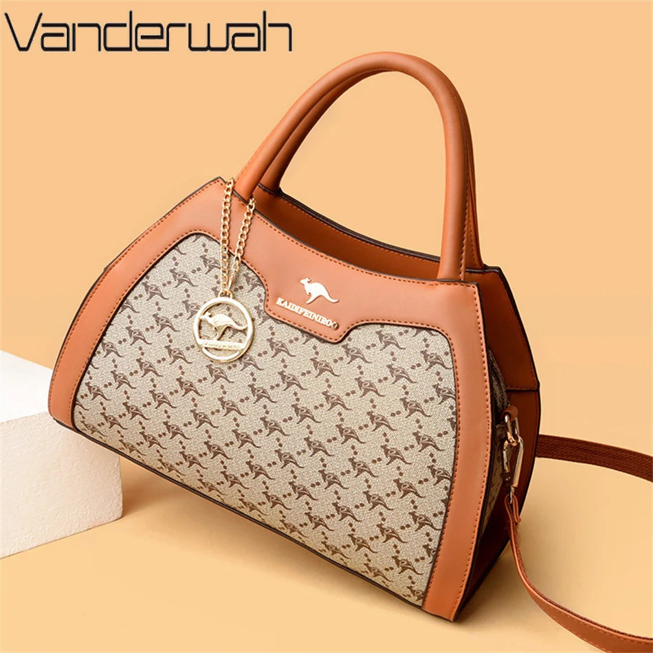 Brand Women Crossbody Bags High Quality Soft Leather Handbags and Purses Luxury Designer Shoulder Messenger Shopper Sac A Main
