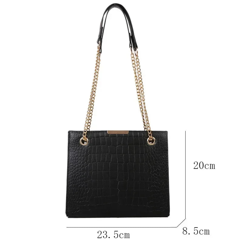 2024 Fashion Luxury Female Crossbody Bags for Women Designer Shoulder Bag Chain Solid Color Messenger Bag Handbags