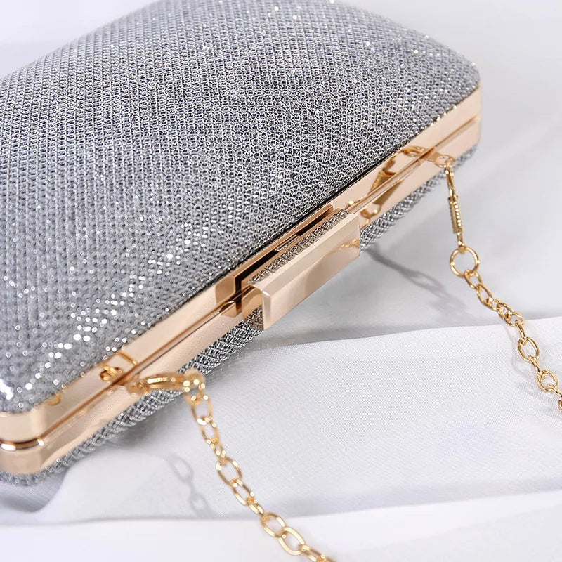 Fashion Women Clutches Purse Elegant Glitter Bling Dating Evening Bags for Dance Wedding Party Banquet Handbags Ladies Wallet